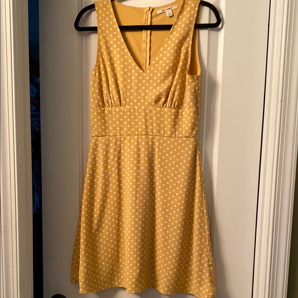 Yellow Polka Dot Dress